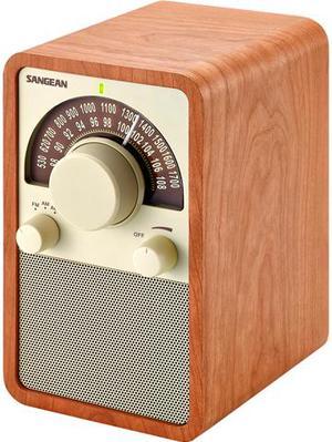 Sangean AM FM Wooden Radio Walnut WR-15WL