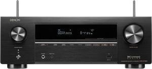 Denon  AVRX1700H 72 Ch AVR Advanced 8K Upscaling 3D Audio  Dolby Atmos  DTS VirtualX Amazon Alexa  Black