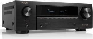 Denon AVR-X1800H 7.2 Ch. 80W 8K AV Receiver with HEOS Built-in - Black