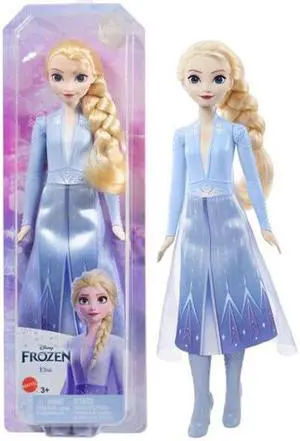 Disney Frozen Doll Elsa With Blue Dress