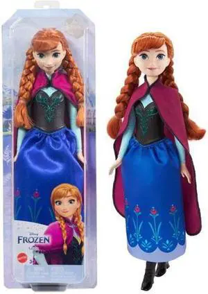 Disney Frozen Doll Anna With Braids
