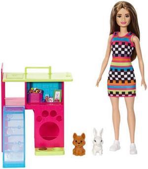 Barbie Doll & Pet Playset