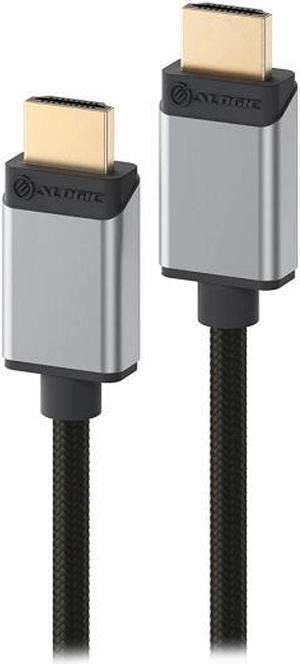 Alogic SSULHD01-SGR 3.28 ft. (1m) Space Grey Slim Super Ultra 8K HDMI to HDMI Cable - Male to Male Male to Male