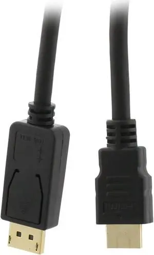 Nippon Labs DP-HDMI-25 DP to HDMI Cable 25 ft, Gold Plated DisplayPort to HDMI Cable 1080p Full HD for PCs to HDTV, Monitor, Projector with HDMI Port