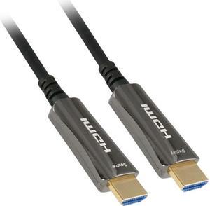 Nippon Labs 50HDMI2-AOC-200 200 ft. High Speed HDMI AOC (Active Optical Cable) Cable - 4K 60Hz 18Gbps, Supports 4K Ultra HD 2160p at 60Hz 4:4:4 Format