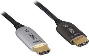 Nippon Labs 50ft. Hybrid Active Optical Fiber HDMI Plenum Rated Cable, 4K@ 60Hz, High Speed HDMI2.0 AOC (Active optical cable) Cable, 30HM2-10HM-PAOC4K-50