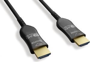 Nippon Labs 75ft. Hybrid Active Optical Fiber HDMI Plenum Rated Cable, 4K@ 60Hz, High Speed HDMI2.0 AOC (Active optical cable) Cable, 30HM2-10HM-PAOC4K-75