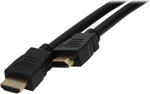 Nippon Labs HDMI-FF-6BK 6 ft. HDMI 2.0 Male to Male 28AWG Cable with Ethernet Channel and Gold Plated Connectors, Black