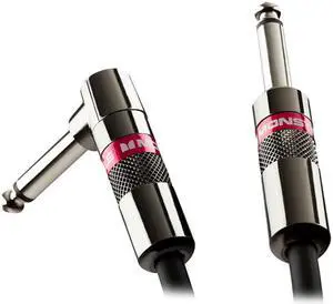 Monster Classic CLAS-I-12A WW 12 ft. - Angled to Straight 1/4" Plugs Instrument Cables