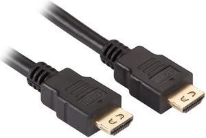 Black Box VCB-HD2L-006 6 ft. Black Premium High-Speed HDMI Cable with Ethernet and Gripping Connectors - HDMI 2.0, 4K 60Hz UHD Male to Male