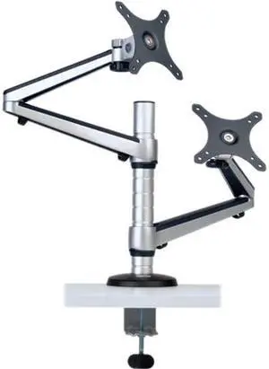 TRIPP LITE DDR1327DCS Black 13" - 27" Flex Arm Dual Desk Clamp