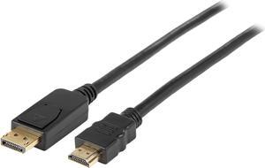 Tripp Lite DisplayPort 1.2 to HD Adapter Cable, DP with Latches to HDMI (M/M), UHD 4K x 2K/1080p, 6 ft. (P582-006-V2)