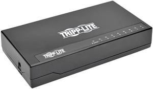 Tripp Lite 8-Port Gigabit Ethernet Switch, Desktop, Unmanaged Network Switch, 10/100/1000 Mbps, RJ45, Plastic Housing (NG8P)