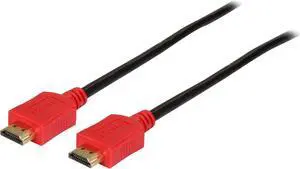 Tripp Lite High-Speed HDMI Cable with Digital Video and Audio, Ultra HD 4K x 2K (M/M), Red, 6 ft. (P568-006-RD)