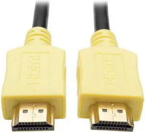 Tripp Lite High-Speed HDMI Cable with Digital Video and Audio, Ultra HD 4K x 2K (M/M), Yellow, 6 ft. (P568-006-YW)