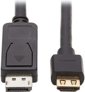 Tripp Lite P582-020-4K6AE 20 ft. DisplayPort 1.2a to HDMI 2.0 Active Adapter Cable (M/M) - Grip HDMI Plug, 4K @ 60 Hz, 20 ft., Black Tripp Lite P582-020-4K6AE 20 ft. DisplayPort 1.2a to HDMI 2.0 Active Adapter Cable (M/M) - Grip HDMI Plug, 4K @ 60 Hz, 20 ft., Black