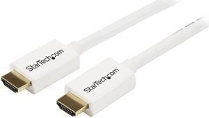 StarTech.com HD3MM7MW 7m 23 ft White CL3 In-wall High Speed HDMI Cable - Ultra HD 4k x 2k HDMI Cable - HDMI to HDMI M/M - Audio/Video, Gold-Plated