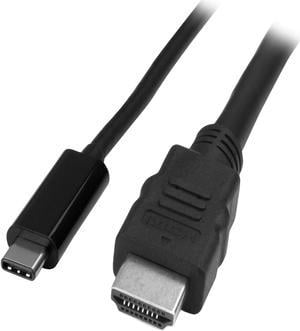 StarTech.com CDP2HDMM2MB USB C to HDMI Cable - 6 ft / 2m - USB-C to HDMI 4K 30Hz - USB Type C to HDMI - Computer Monitor Cable
