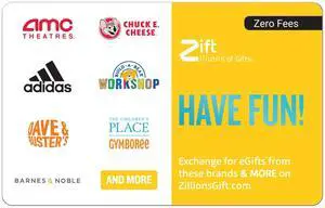 Zift Zillions - Have Fun $25 Gift Card (Email Delivery) Zift Zillions - Have Fun $25 Gift Card (Email Delivery)