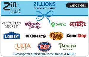 Zift Zillions of Gifts $100 Gift Card (Email Delivery) Zift Zillions of Gifts $100 Gift Card (Email Delivery)