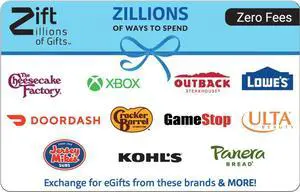 Zift Zillions $500 Gift Card (Email Delivery)