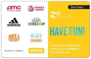 Zift Zillions of Gifts - Have Fun! $50 Gift Card (Email Delivery) Zift Zillions of Gifts - Have Fun! $50 Gift Card (Email Delivery)