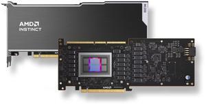 AMD Radeon Instinct MI210 64GB HBM2 300W PCIe Dual Slot Full Height Graphics Accelerator