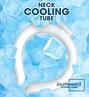 Reusable Neck Cooling Tube, Start Crystalizing at 82.4°F, For All Outdoor Activities (No Refrigerator Needed)