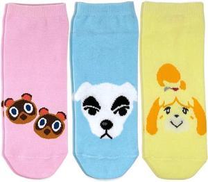 Animal Crossing New Horizons Ankle Socks  3 Pack  Official Nintendo Merchandise