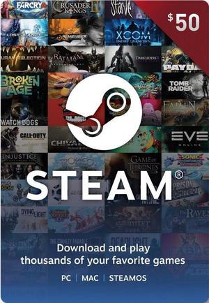 Steam $50 Gift Card (Email Delivery)