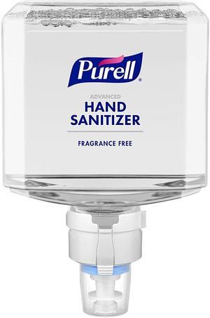 Purell 7751-02 Healthcare Advanced Gentle/Free Foam Hand Sanitizer, 1,200 mL Refill, Fragrance-Free, For ES8 Dispensers, 2/Carton