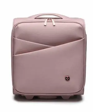 Swissdigital KATY ROSE NG Lotus Underseat Luggage - USB Charging Port, RFID Protection Pocket, Eco-Friendly Fabric, Trolley Sleeve for Hands-Free Travel, Padded Compartment for 9.75" Tablet  SD4529-82