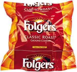 Folgers 06114 Coffee Filter Packs, Regular, .9 oz, 160/Box