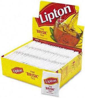 Lipton 291 Tea Bags, Regular, 100/Box