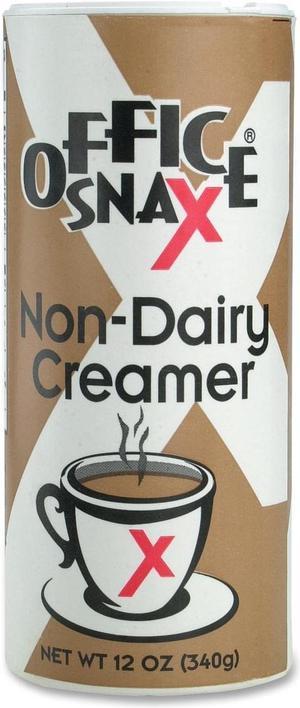 Office Snax 00020 Reclosable Canister of Powder Non-Dairy Creamer, 12-oz.