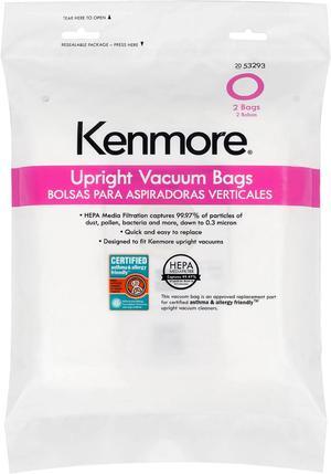Kenmore 53293 2 Pk. Style O HEPA Vacuum Bags for Upright Vacuums