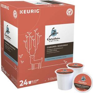 Green Mountain Caribou Coffee K-Cup Caramel Hideaway - Medium - 24/Box 195697