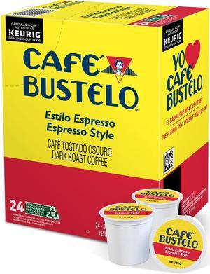 Green Mountain Cafe Bustelo KCup Espresso Style Coffee  Dark  24Box 8996