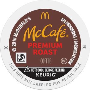 Green Mountain McCafe K-Cup Premium Roast Coffee - Medium - 24/Box 8037