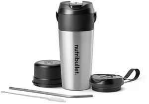 NutriBullet NBPB50350SS Stainless Steel 20 oz Jar Size Flip Portable Blender NutriBullet NBPB50350SS Stainless Steel 20 oz Jar Size Flip Portable Blender