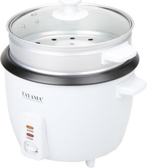 TATUNG 3-Cup Multi-Functional Cooker, Peach Color, Outer Pot : Aluminum  Alloy, Inner Pot: Stainless, 1.6L TAC-3A-SF 