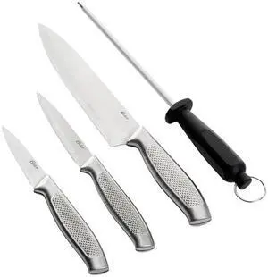 Oster 111914.04 Edgefield 4 Piece Cutlery Set - Stainless Steel Handle - 1.8/1.5 mm - Clam Pack