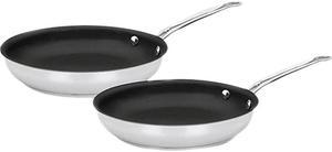Cuisinart 722-911NS Chef's Classic Stainless Nonstick 2-Piece 9-Inch and 11-Inch Skillet Set