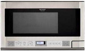 Sharp R-1214 1.5 cu. ft. 1100W Sensor Over-The-Counter Microwave