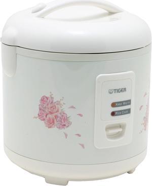 Tiger JAZ-A18U Electric Rice Cooker and Warmer with Steam Basket, White, 10 Cups Uncooked