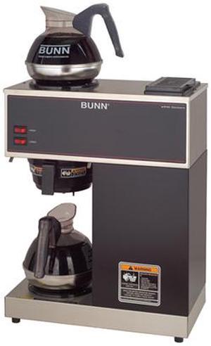 BUNN VPR APS Commercial Pour Over Air Pot Coffee Brewer, Black/Steel 33200.0010