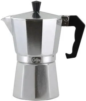 Mr. Coffee Brixia 3 Piece 6 Cup Stove Top Expresso Maker