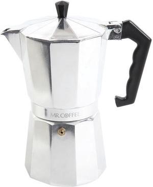 MR. COFFEE 67858.03 Brixia 3 Piece 6 Cup Stove Top Expresso Maker
