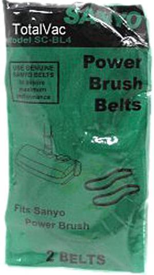 SANYO SCBL4 Power Brush Belts Fits SANYO Brush-2PCs