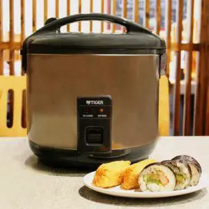 Tiger JNP-S10U Silver Stainless Steel Electronic Rice Cooker and Warmer 5.5 Cups Tiger JNP-S10U Silver Stainless Steel Electronic Rice Cooker and Warmer 5.5 Cups